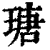 瑭(印刷字体·清·康熙字典)