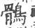 鹘(印刷字体·宋·广韵)