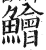 鲙(印刷字体·明·洪武正韵)